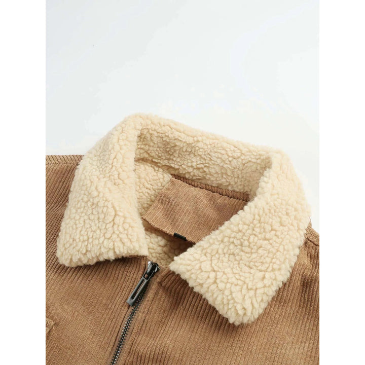 Zerquastan Sherpa-Collar Corduroy Jacket product image 5