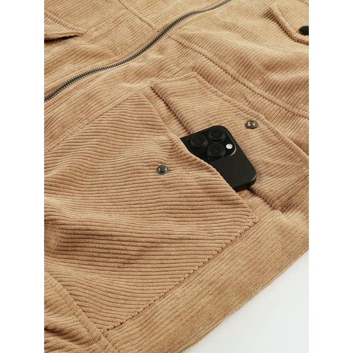 Zerquastan Sherpa-Collar Corduroy Jacket product image 6