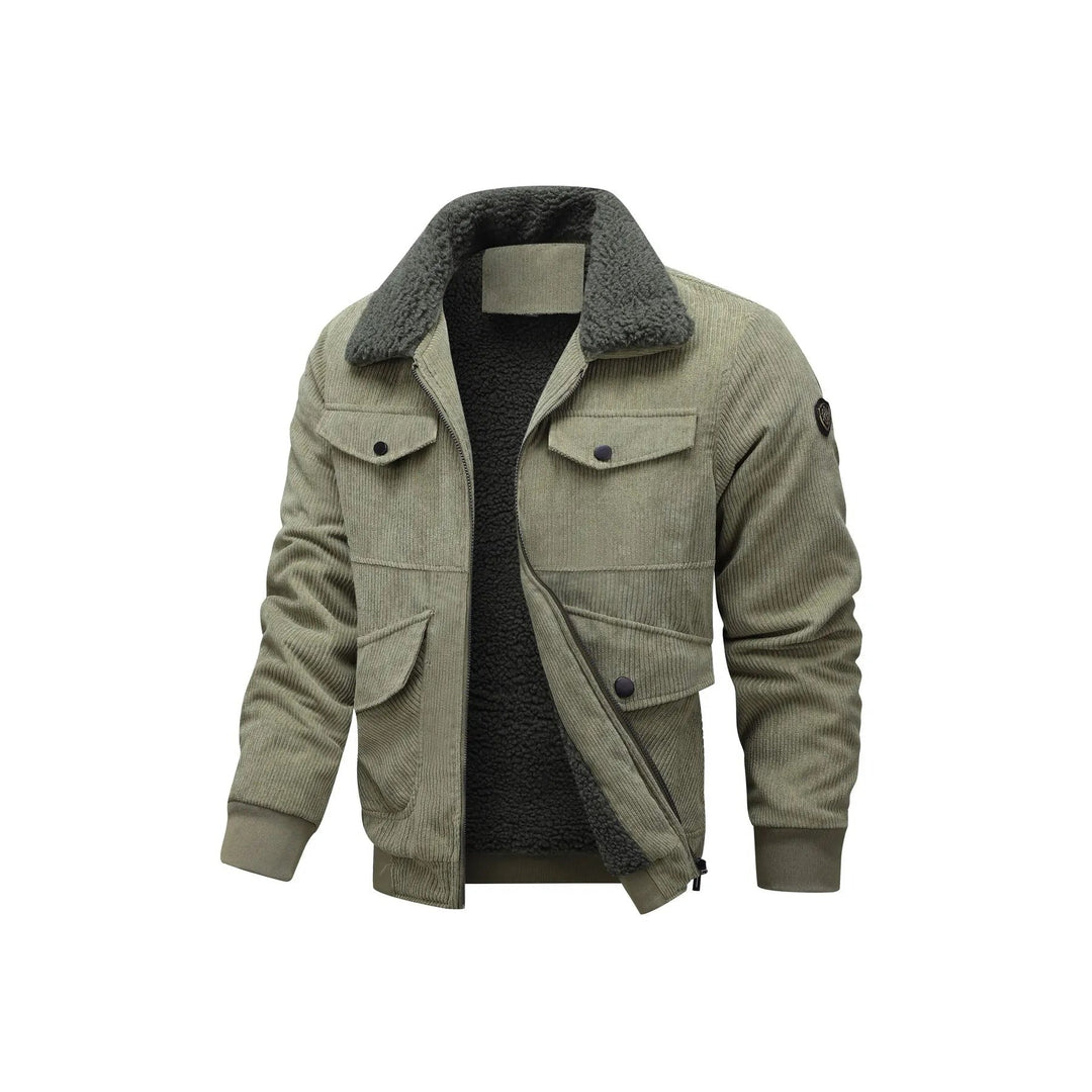 Zerquastan Sherpa-Collar Corduroy Jacket product image 8