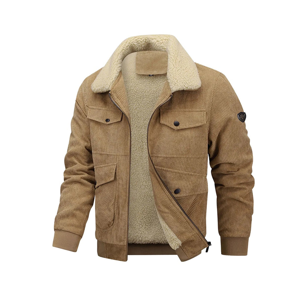 Zerquastan Sherpa-Collar Corduroy Jacket product image 10