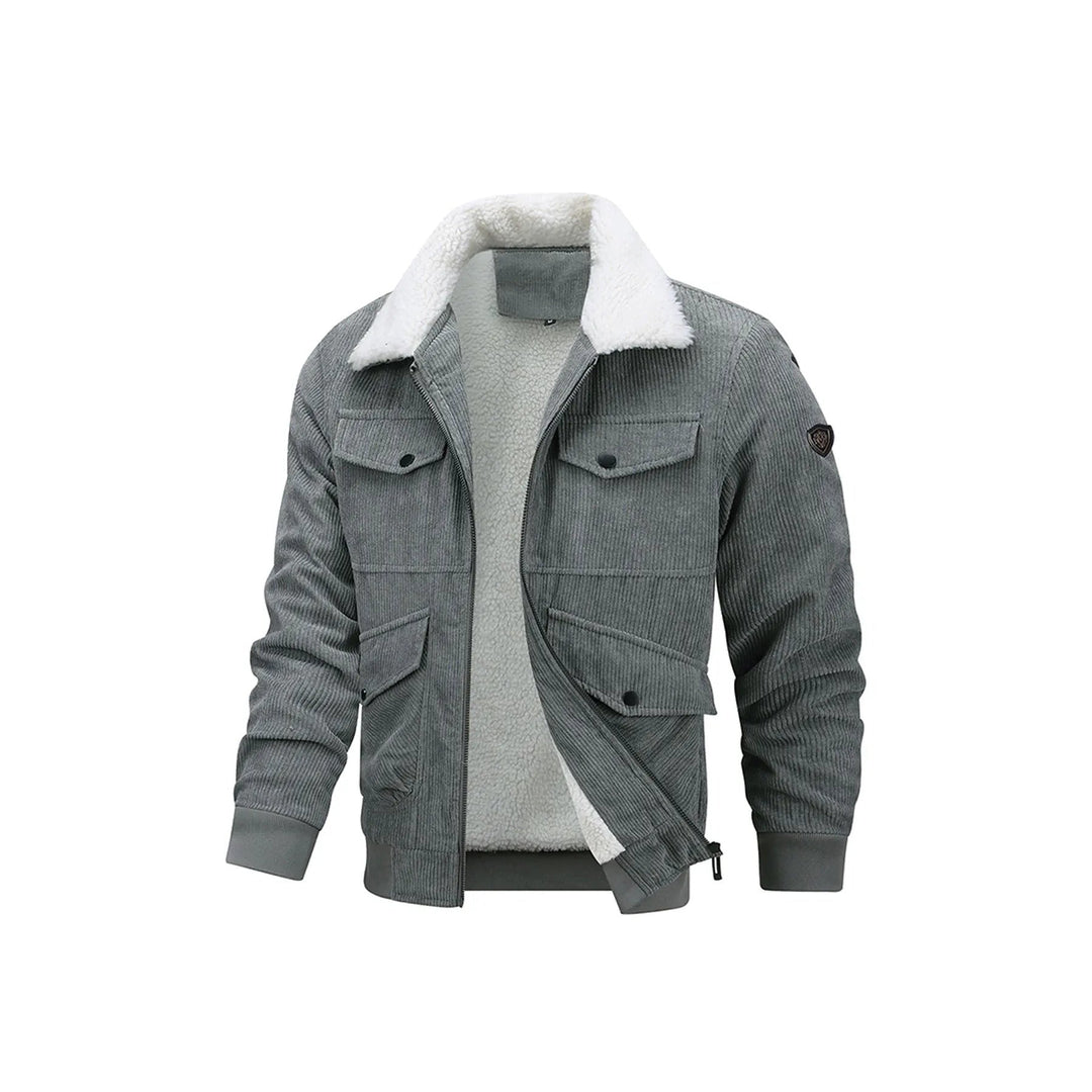 Zerquastan Sherpa-Collar Corduroy Jacket product image 11