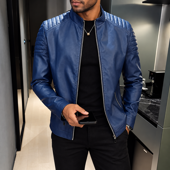 Zhaumrith Quilted Leather Jacket product image 4