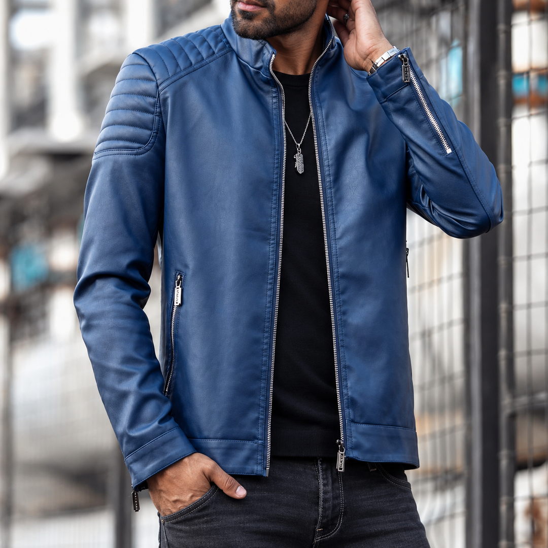 Zhaumrith Quilted Leather Jacket product image 5