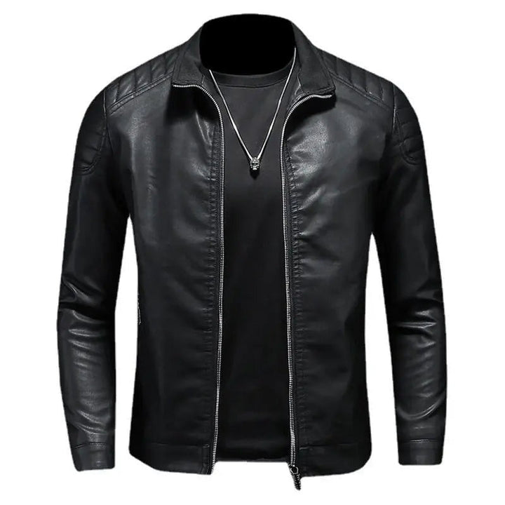 Zhaumrith Quilted Leather Jacket product image 10