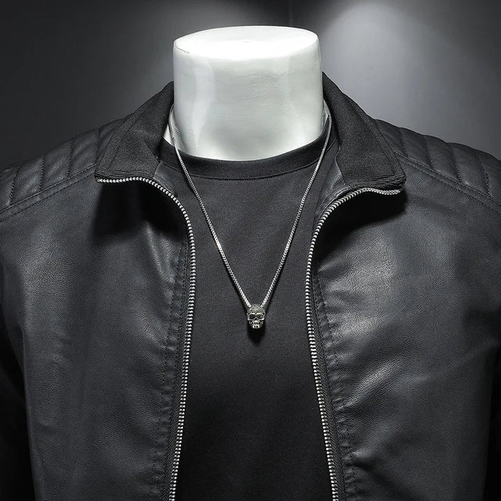 Zhaumrith Quilted Leather Jacket product image 14