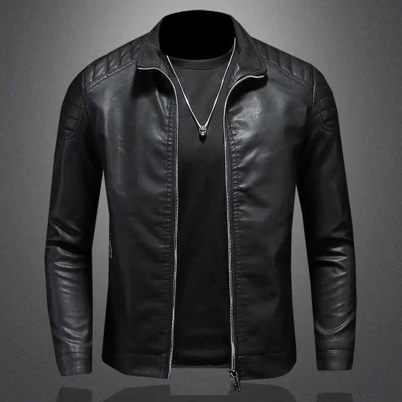 Zhaumrith Quilted Leather Jacket product image 17