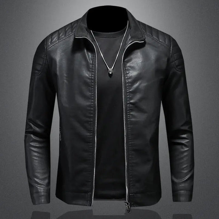 Zhaumrith Quilted Leather Jacket product image 17