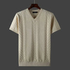 Zigline - V - Neck Sweater Shirt (Biege XS) - | Zavonix