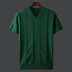 Zigline - V - Neck Sweater Shirt (Forest Green XS) - | Zavonix