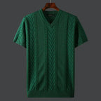 Zigline - V - Neck Sweater Shirt (Forest Green XS) - | Zavonix