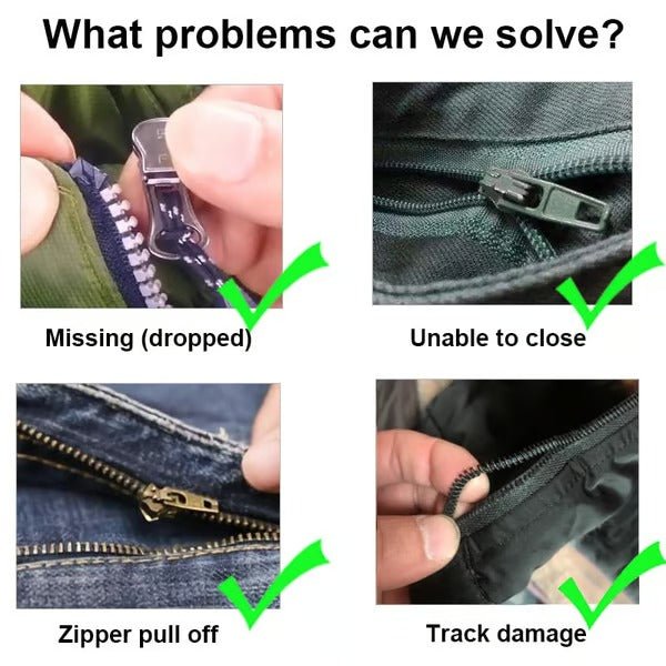ZipPatch – Removable Universal Zipper Repair Tool (🔥BUY 3 GET 3 FREE (6PCS) ) - | Zavonix