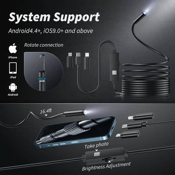 ZoomGlide – Portable Phone Compatible Inspection Camera (BUY 1 ) - | Zavonix