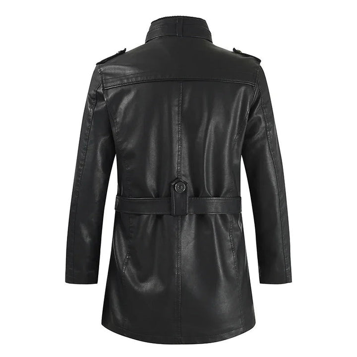 Zulverdan Long Leather Coat product image 3