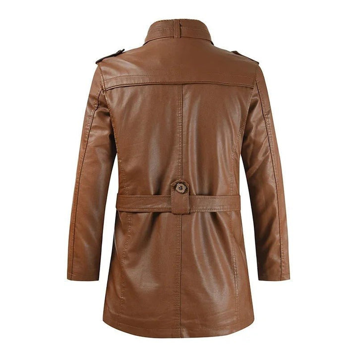 Zulverdan Long Leather Coat product image 4