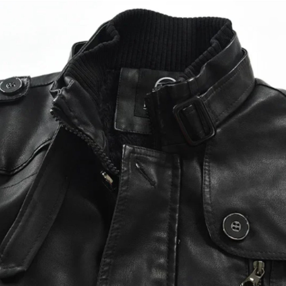 Zulverdan Long Leather Coat product image 5