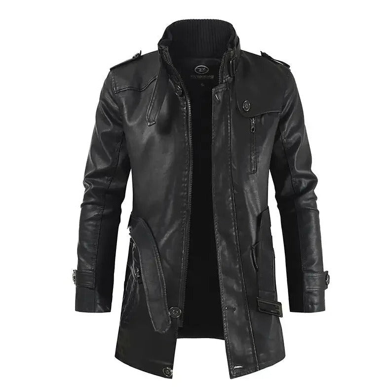Zulverdan Long Leather Coat product image 8