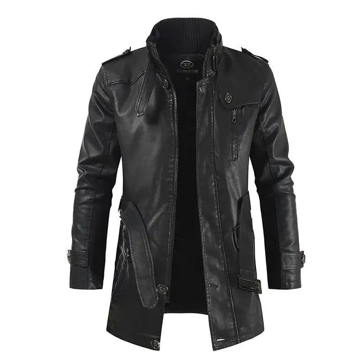 Zulverdan Long Leather Coat product image 8