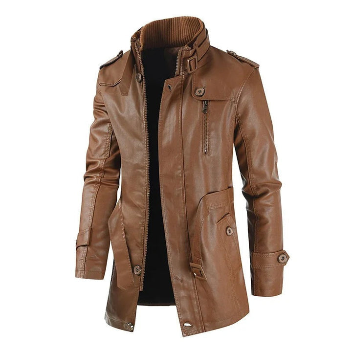 Zulverdan Long Leather Coat product image 10