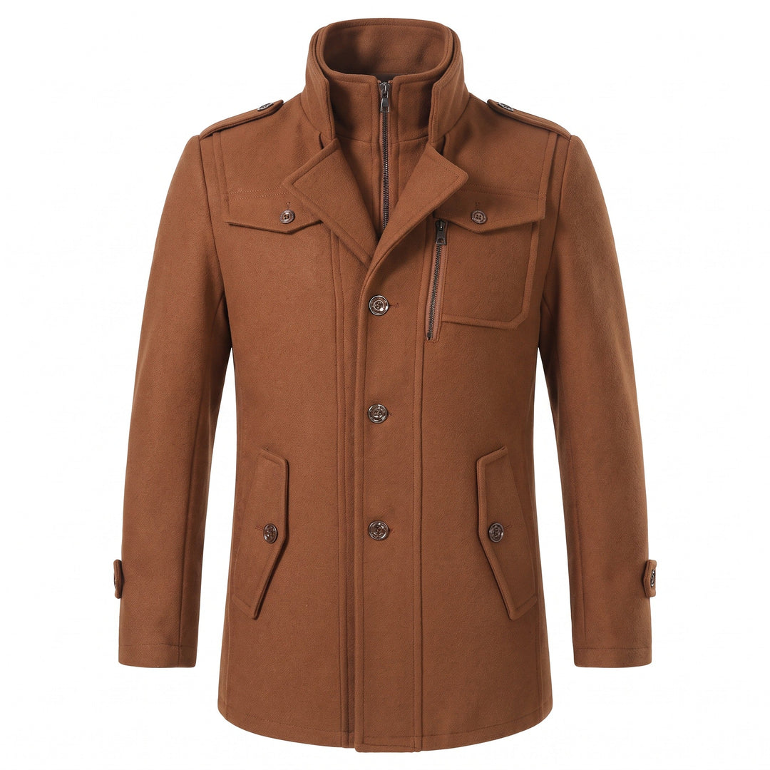 Zyndravel Double-Collar Car Coat product image 1