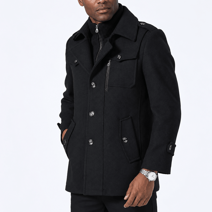 Zyndravel Double-Collar Car Coat product image 5