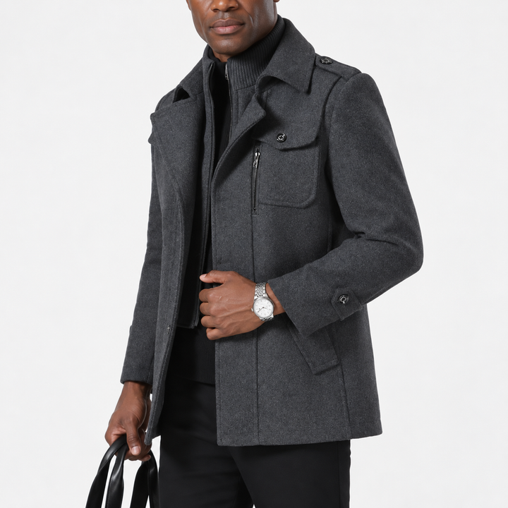 Zyndravel Double-Collar Car Coat product image 6