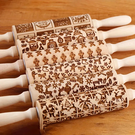 CHRISTMAS 3D ROLLING PIN